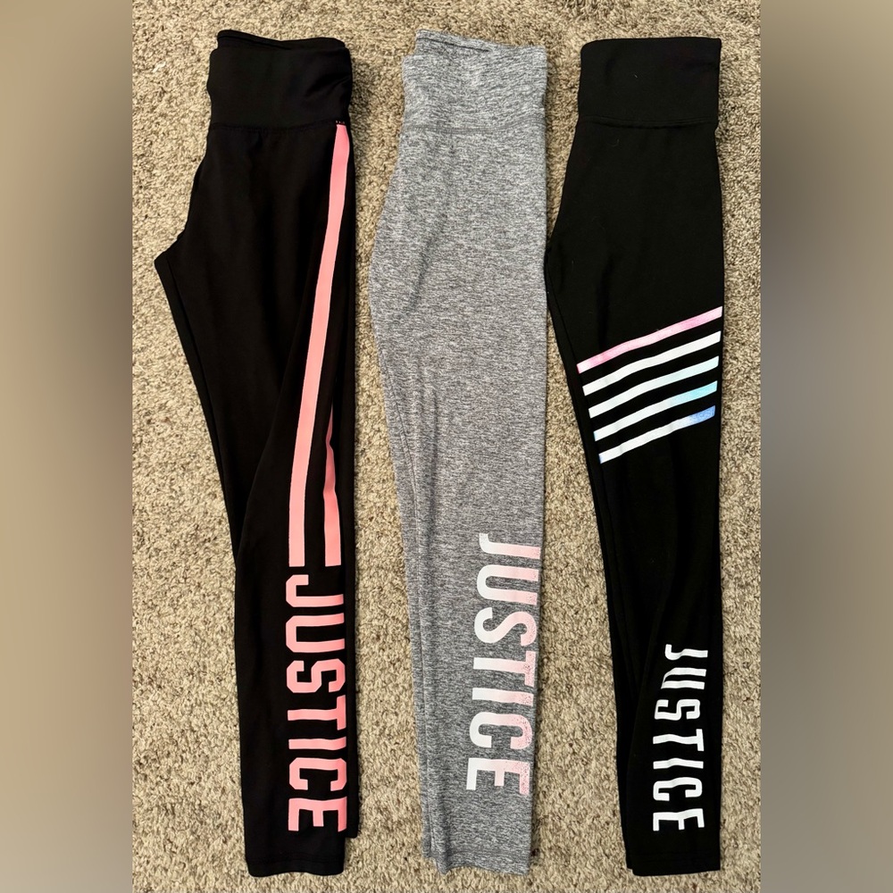 Justice legging bundle- girls size 10